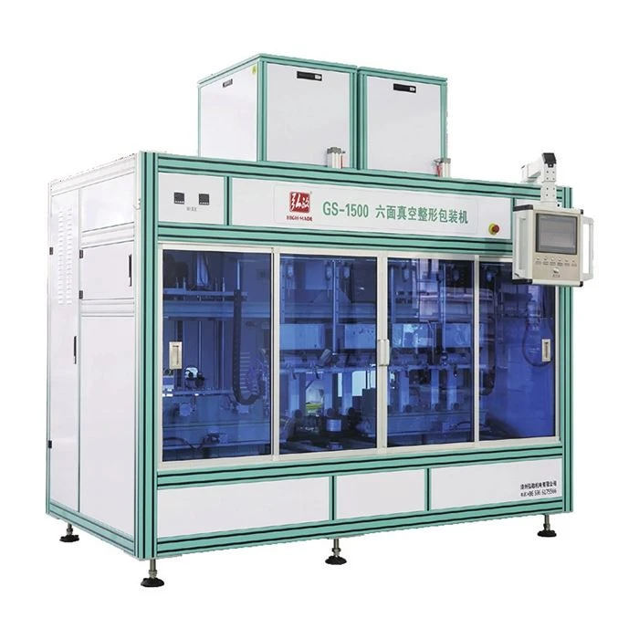 Vier Station Vakuumverpackungsmaschine für Ziegelform